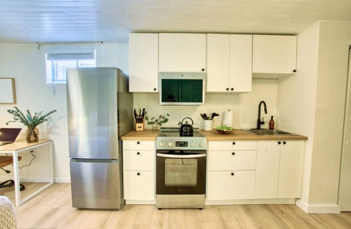 Pleasant View Apartment | Private Studio w/Bath + Kitchen | Backs to NLR