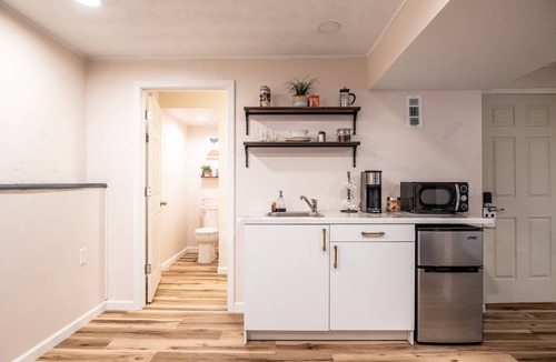 Baldwinsville Apartment | Private Studio with Kitchenette. Keyless Entry, Parking. Great for Extended Stay