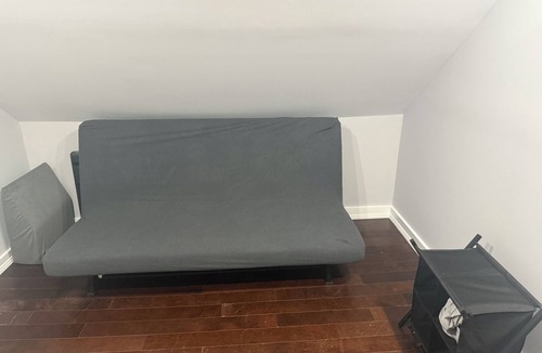 West New Haven Apartment | Private Third-Floor Attic Apartment Full Kitchen King Bed Backyard Access