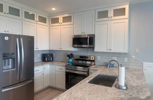 Red Fish Cove Condo | Private Three Mile Beach plus BRAND NEW ELEVATOR and KITCHEN!