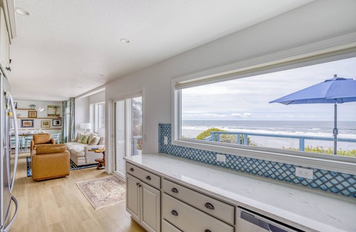 Seal Rock House | Private Updated Oceanfront Charmer, Panoramic Views, Extensive Outdoor Space