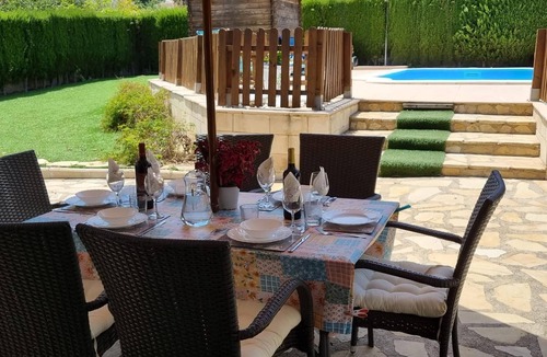 Peniscola Ski Chalet | Private villa with swimming pool, 3 bedrooms, Barbecue, WIFI