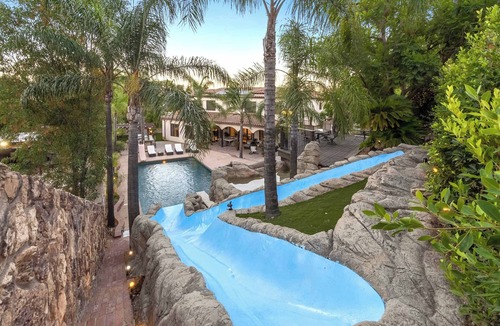 Canoga Park Villa | *Private Water Park* Hidden Cave! Outdoor Ktchn!