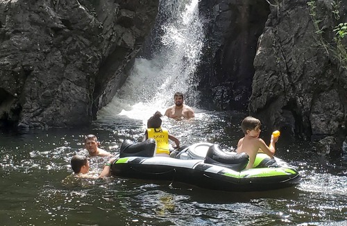 Crown Point RV Rental | Private Waterfall Oasis: Secluded Creekside Camping at Putnam Creek