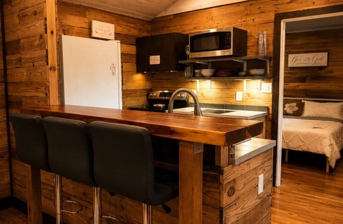 Navasota Cabin | Private Wooded Cabin w/Hot Tub, Fire Pit. 5 minutes from Texas A&M