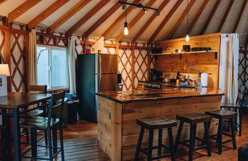 Baldwin Cabin | Private Yurt on 20 Wooded Acres, Pet-Friendly