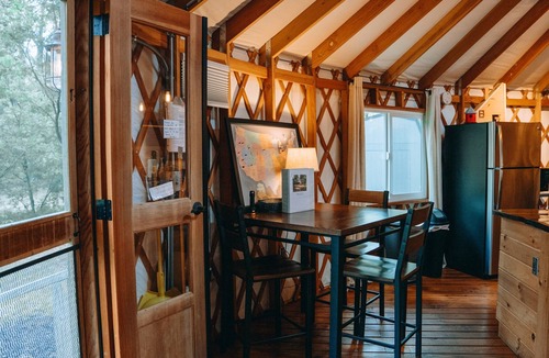 Baldwin Cabin | Private Yurt on 20 Wooded Acres, Pet-Friendly