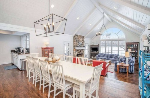 Benton Harbor House | Professionally designed home on golf course w/golf course view, gas grill, patio