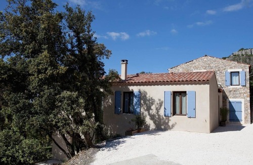Corconne House | property 15 pers stone lime wood salt pool, exceptional view
