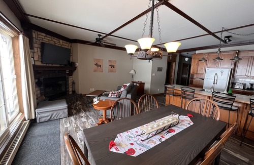 Mont-Tremblant Condo | P’tit Bonheur Luxury Condominium with Rustic Style