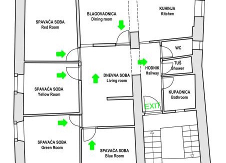 Cove Tri Zala (Zrnovo) Apartment | Puntin Rooms apartman