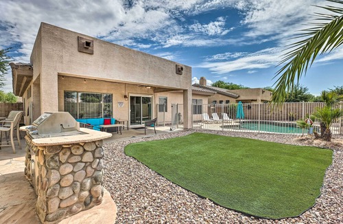 Palm Valley House | Putting Green + Game Room: Goodyear Oasis