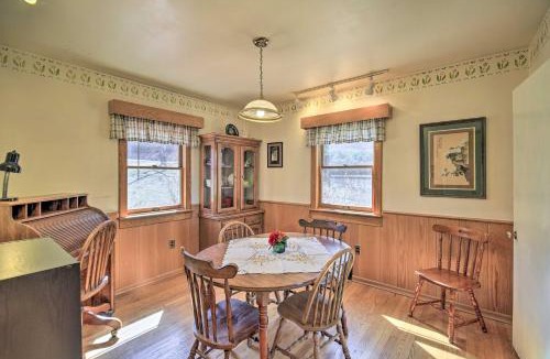 Atkins House | Quaint Creekside Home w/Spacious Deck & Yard