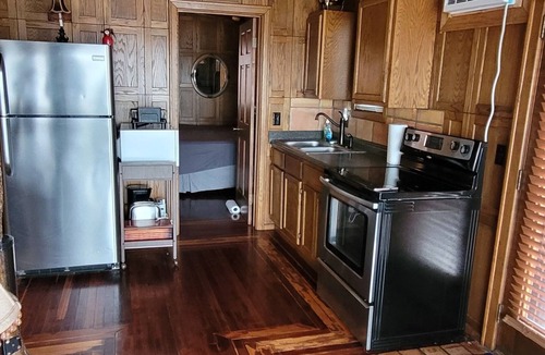 St. Joseph Cabin | Quaint peaceful waterfront cabin #2, two bedrooms, split level.