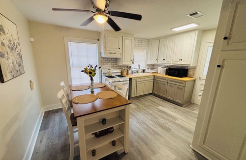 Hattiesburg House | Quaint, updated, clean and conveniently located 2-bedroom Mid-town hub city home
