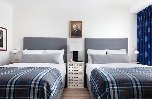 Snyder Square House | Queen Queen Room at Graduate New York, Rooftop Views, Pets Allowed!