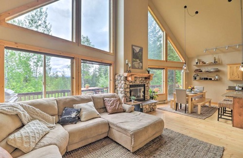 Whitefish House | Quiet and Elegant Whitefish Home with Hot Tub