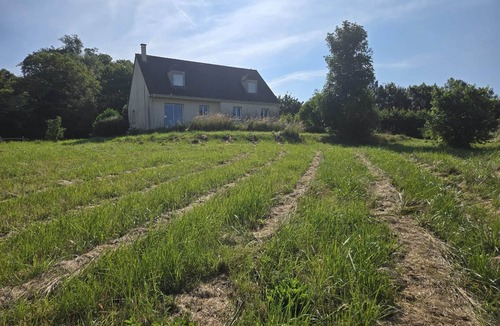 La Mesniere House | Quiet and panoramic view of fields and La Sarthe