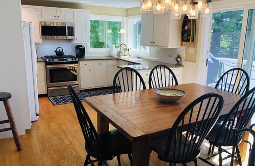 South Casco House | Quiet Cove On Pristine Sebago Lake, 5 BR, Beach, Dock