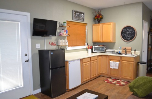 Whispering Hills Cabin | Quiet creekside retreat on Lake Bob Sandlin - boat dock on property