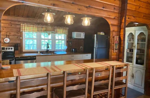 Great Cacapon Cabin | Quiet Log Cabin with private river access and hot tub