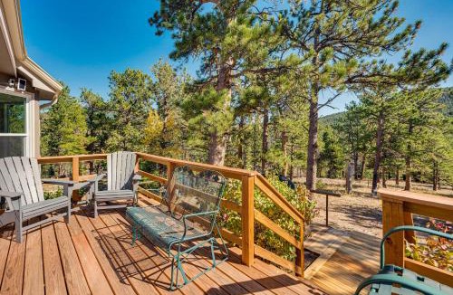 Allenspark House | Quiet + Peaceful Home in Allenspark w/Deck!