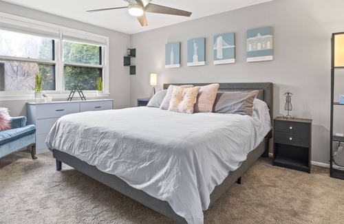Fairport House | Quiet, stylish, & family-friendly 3 BR in Fairport