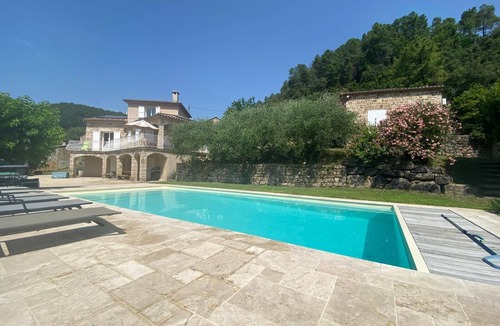 Saint-Andre-Lachamp Villa | Quiet villa with pool, ideal for families