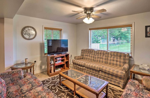 Waterport House | Quiet Waterport Getaway w/ Fire Pit & River Views!