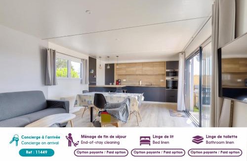 Bretignolles-sur-Mer Ski Chalet | Résidence avec piscine, chalet pour 4