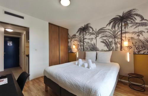 Idron Apartment | Résidence calme-2 pers-parking gratuit-clim