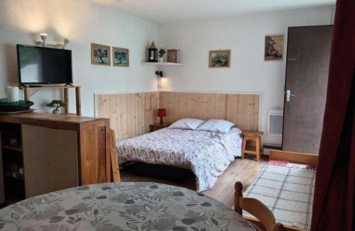 Bareges Apartment | Résidence Marmottes - Studio cabine avec place de parking couvert privé MAE-8274