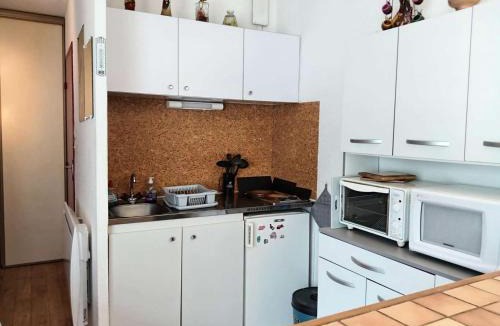 Bareges Apartment | Résidence Marmottes - Studio cabine avec place de parking couvert privé MAE-8274
