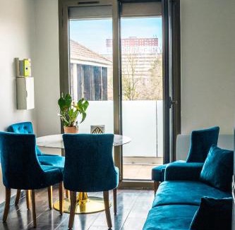 Neuilly-sur-Marne Apartment | Résidence P&C Élégant 2 pièces proche de Paris et Disneyland