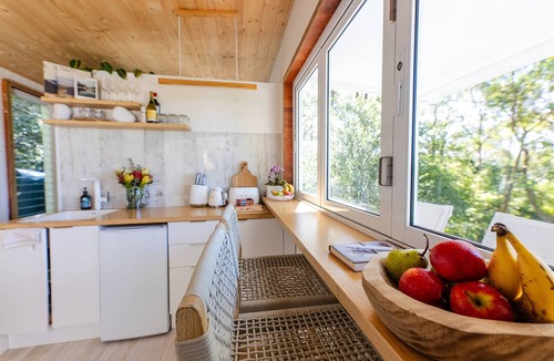 Foxground Cabin | Rainforest Retreat YIN Tiny Home with Ocean Views