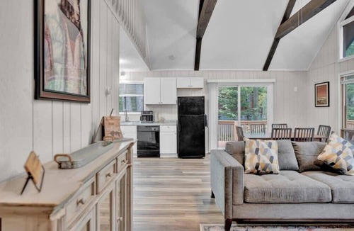 Gouldsboro Ski Chalet | Raised A Frame Chalet | Big Bass Lake | Hot Tub