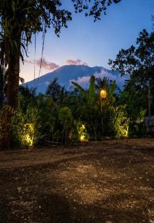 Selat Villa | Raka Rai Bamboo Villa - Private Pool with Mount Agung View