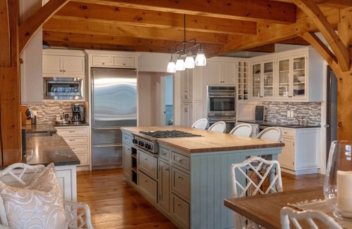 Middletown House | Rally Point I Soaring Timber Frame Estate I Beaches, Trails, Newport