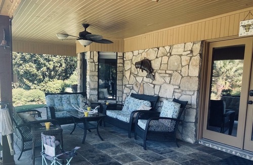 Alvarado House | Ranch House with Game Room, 2 Pools, Sand Volleyball, and Horseshoes