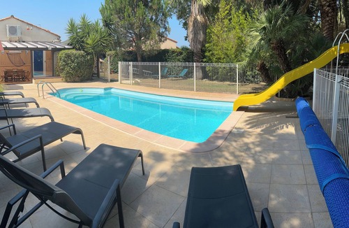 Saint-Cyprien Plage Villa | RARE - 500 m FROM THE BEACH, VILLA 15 BEDROOMS - PRIVATE SWIMMING POOL - CLOSED PARK