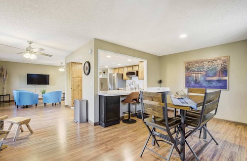 Cheyenne Meadows Apartment | Ravine Abode! Modern Escape w/Hot Tub & Upper Deck