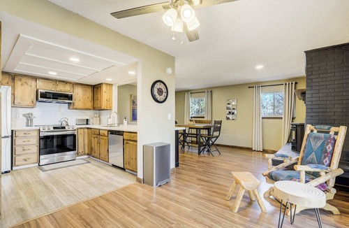 Cheyenne Meadows Apartment | Ravine Abode! Modern Escape w/Hot Tub & Upper Deck