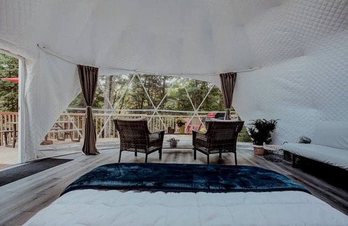 North Frontenac House | Ravine Dome overlooking the Mississippi River