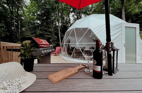 North Frontenac House | Ravine Dome overlooking the Mississippi River