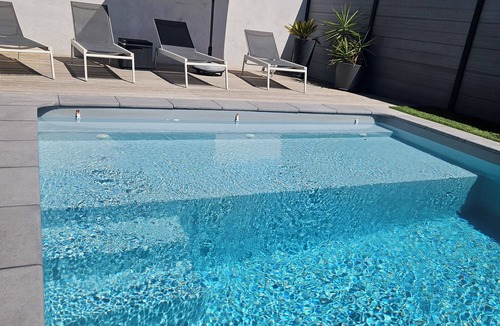 Serignan Villa | Recent comfortable villa : private heated swimming pool and close to the beaches