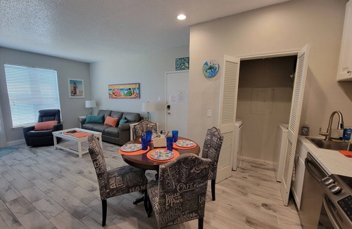 Corpus Christi Condo | RECENTLY REMODELED "The Surf Shack" 1st Floor, Overlooks Pond, Close to Beach