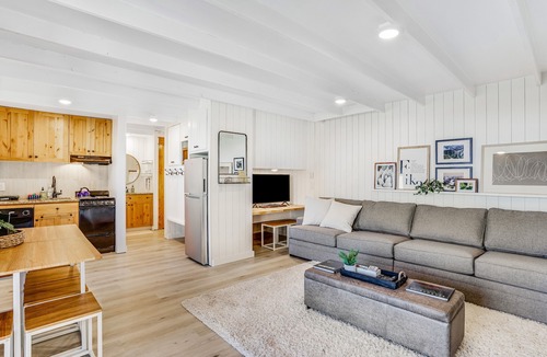 Boise Apartment | Recently renovated studio with window AC, deck & ski-In/ski-out access