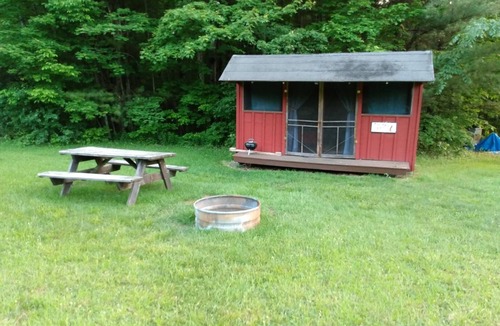 Dryden Cabin | Red Eft Rustic Camping Cabin at Camp Earth Connection