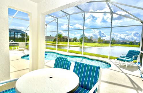 Eagle Pointe South Villa | Ref 42. Stunning pool Home with Lake View. Near Disney