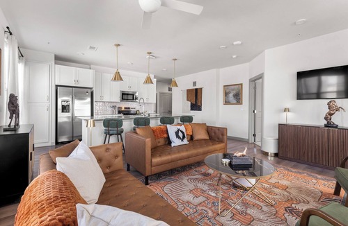 San Marcos Apartment | Refined Ground Level 2BR 2BA with Patio Access